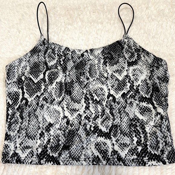 GARAGE Snake Print Tank Top - Size:M - Picture 8 of 8